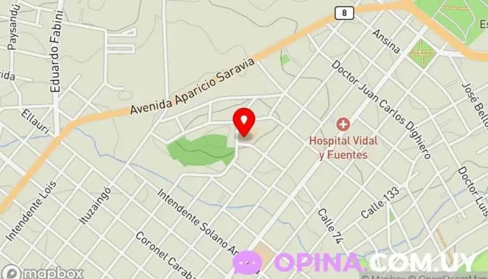 mapa de Escuela Nº 105 