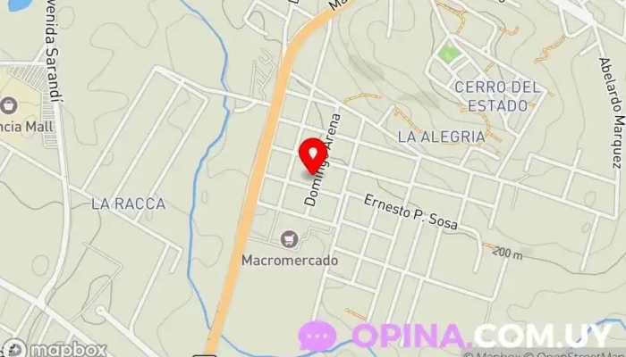 mapa de Escuela Nº 112 - Agustín Ramón Bisio Escuela en Rivera