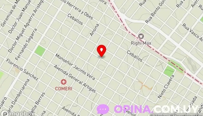 mapa de Escuela Nº 114 Escuela en Rivera