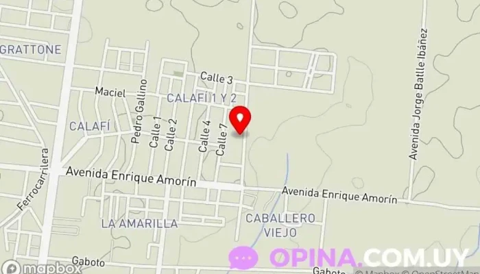 mapa de Escuela Nº 127 Escuela en Salto