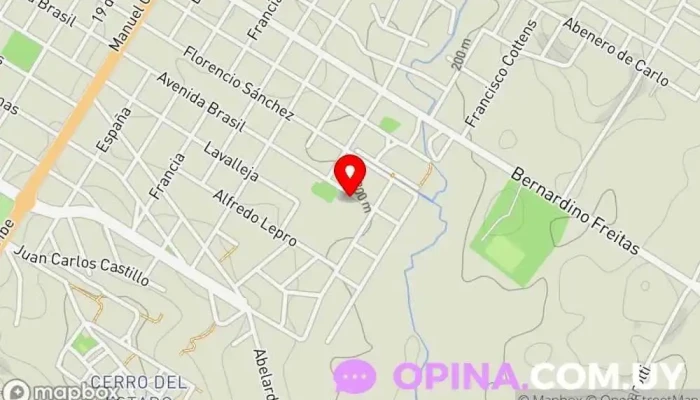 mapa de Escuela Nº 139 Escuela en Rivera