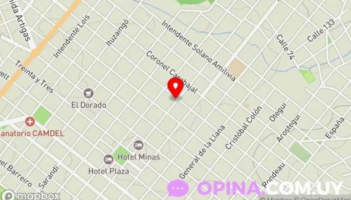 mapa de Escuela Nº 2 de Práctica: 