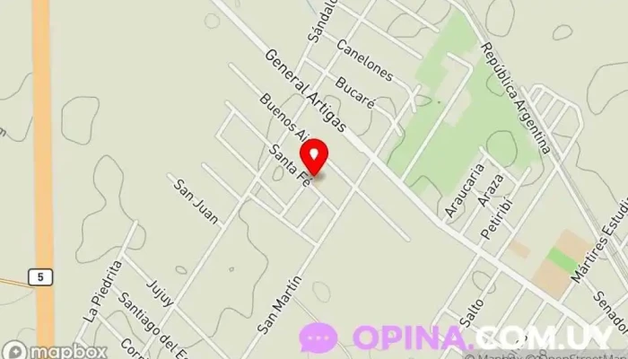 mapa de Escuela Nº 201 