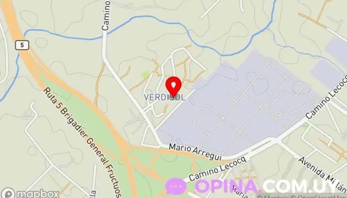 mapa de Escuela Nº 270 Escuela en Montevideo