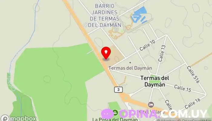 mapa de Escuela Nº 34 Termas del Daymán Escuela en Termas del Dayman