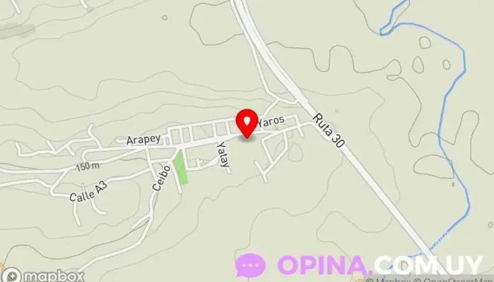 mapa de Escuela Nº 36 Escuela primaria en Departamento de Artigas