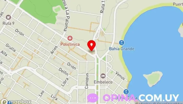 mapa de Escuela Nº 52 Escuela en La Paloma