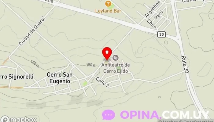 mapa de Escuela Nº 90 Escuela primaria en Artigas