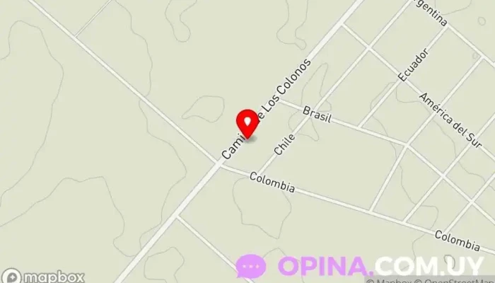 mapa de Escuela Nº 96 Escuela en Nueva Helvecia