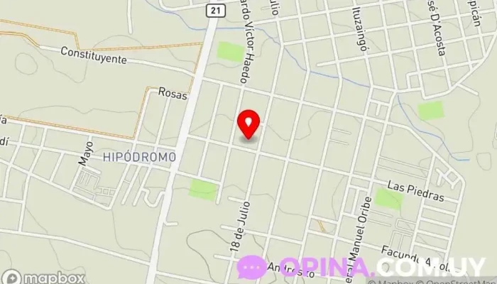 mapa de Escuela nº 99 