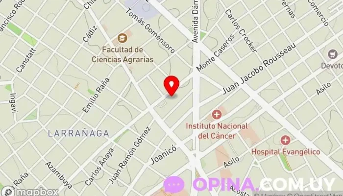 mapa de Escuela Nº80 Brigadier Juan Antonio Lavalleja Colegio público en Montevideo