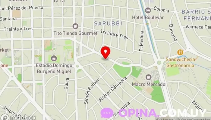 mapa de Escuela Nº82 Juana De Ibarbourou Escuela en Punta del Este