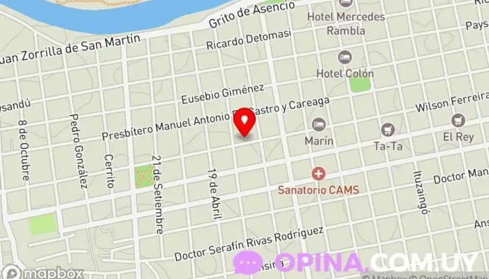 mapa de Escuela Nro. 10 