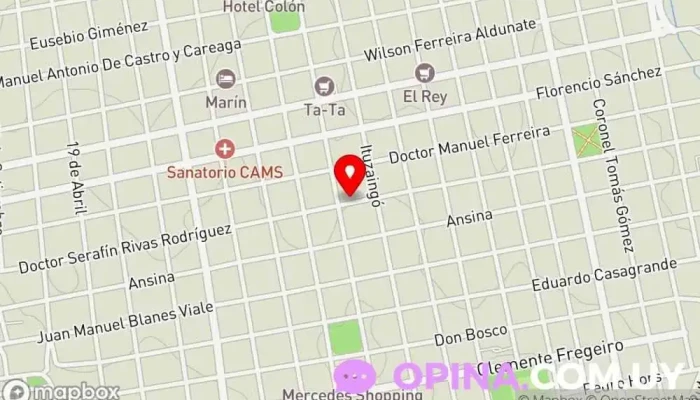 mapa de Escuela Nro. 122 Escuela en Mercedes