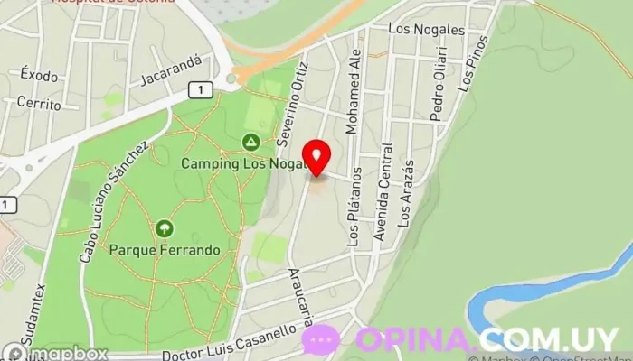 mapa de Escuela Nro 130 Escuela en Col. del Sacramento