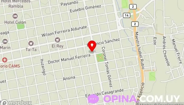 mapa de Escuela Nro. 24 