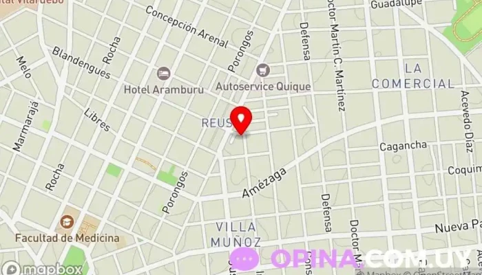 mapa de Escuela Nro 33 República de Colombia Escuela de primaria en Montevideo