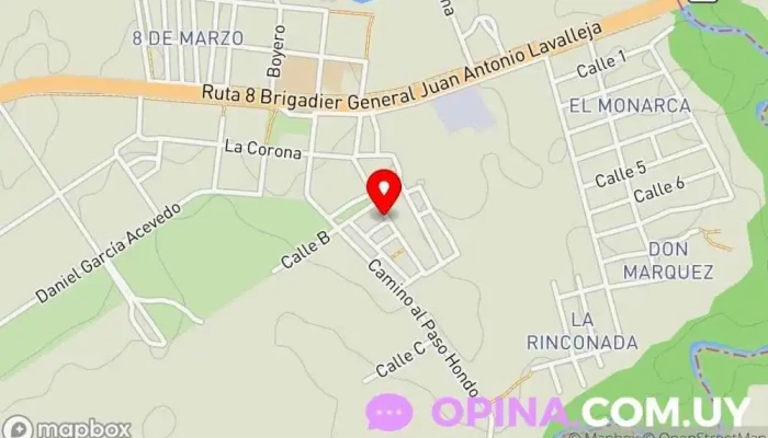 mapa de ESCUELA PITBULL BOXEO KICK BOXING JIUJITSU Y DEFENSA PERSONAL Gimnasio en Montevideo