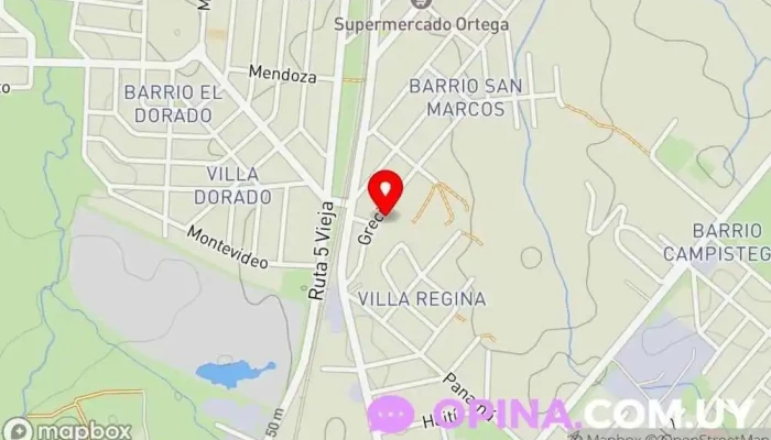 mapa de Escuela Publica Escuela en 18 de Mayo