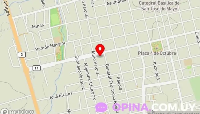 mapa de ESCUELA PUBLICA N° 53 Escuela en San José de Mayo