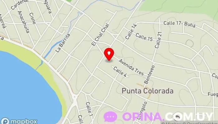 mapa de Escuela rural 89 de punta colorada Escuela en Punta Colorada