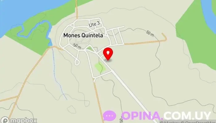 mapa de Escuela Rural Nº 32 'Itacumbu' Escuela en Mones Quintela