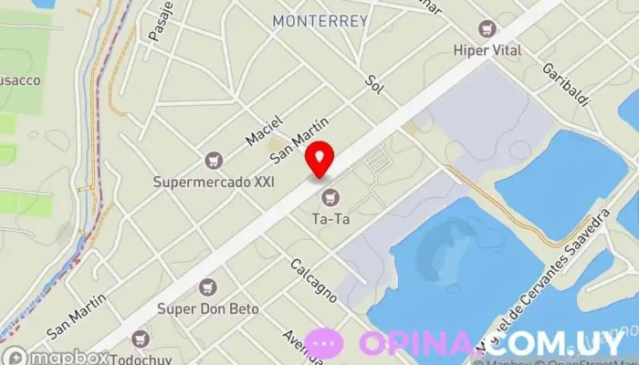 mapa de Escuela Sagrado Corazon Escuela en Ciudad de la Costa