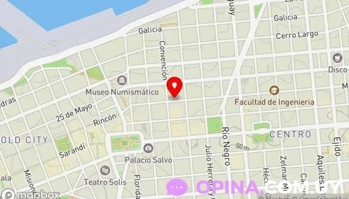 mapa de Escuela Superior de fotografía Escuela en Montevideo