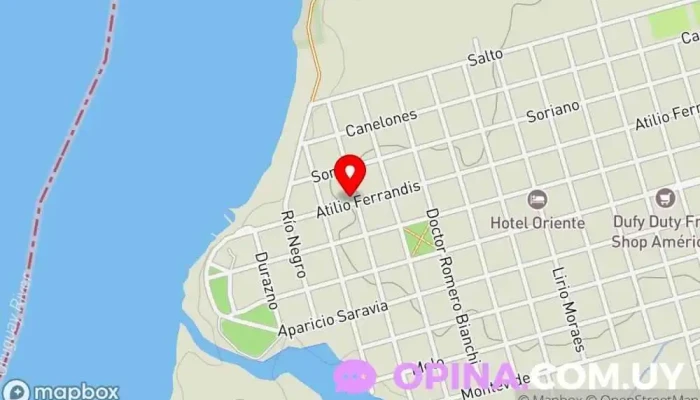 mapa de Escuela Técnica Bella Unión Centro educativo en Bella Unión