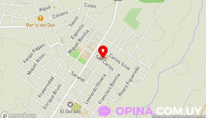 mapa de Escuela Técnica de Pan de Azúcar Centro de educación secundaria en Pan de Azúcar