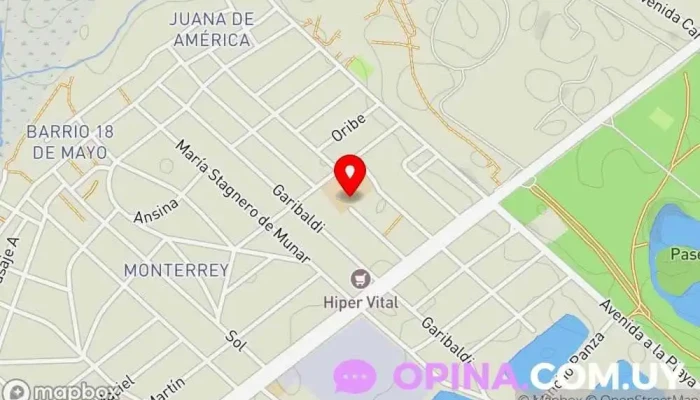 mapa de Escuela Técnica de Paso Carrasco Escuela técnica en Ciudad de la Costa