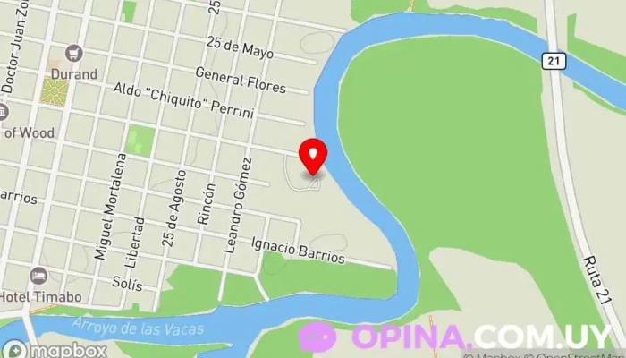 mapa de Escuela Tecnica Naval Instituto de secundaria en Carmelo