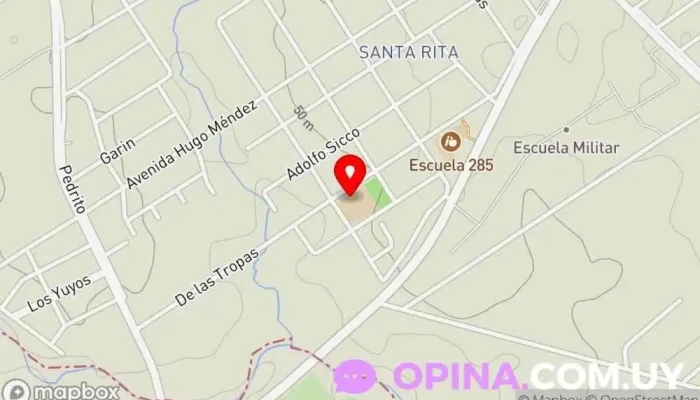 mapa de Escuela Técnica Toledo (UTU) Escuela en Villa Crespo y San Andrés