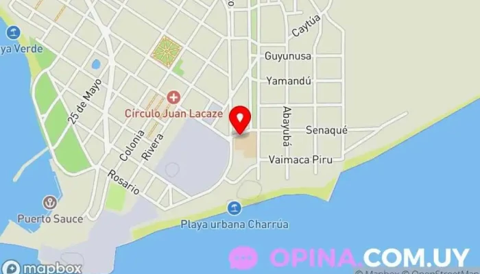 mapa de EscuelaTécnica Juan Lacaze Centro de educación secundaria en Juan L. Lacaze