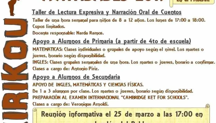 Escuelita Kirikou -  Del Propietario - Montevideo