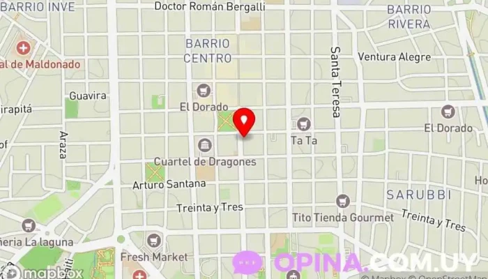 mapa de Espacio Chamangá - Librería Librería en Maldonado