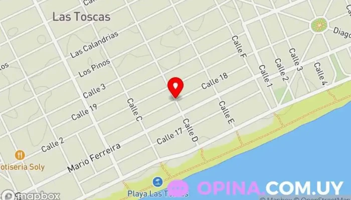 mapa de Espacio Formativo Para la Vida Sala infantil en Las Toscas