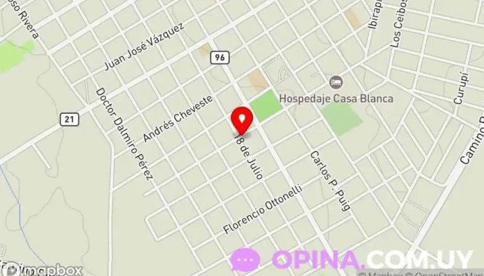 mapa de Espacio Inclusión Digital Dolores Academia de informática en Dolores