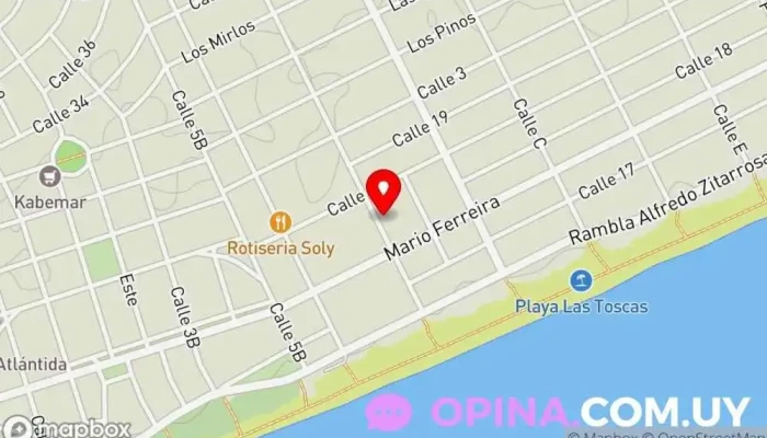 mapa de Espacio Las Toscas Gimnasio en Las Toscas