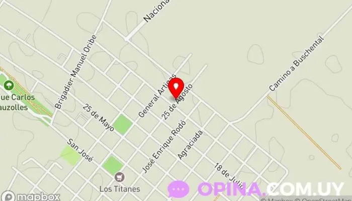 mapa de Espacio Prana Escuela en Libertad