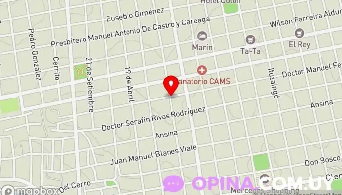 mapa de Espacio Rural Escuela en Mercedes