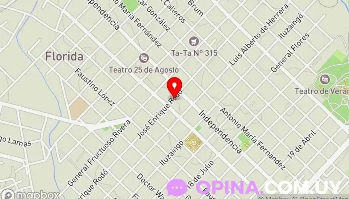 mapa de Espacio TEA Centro educativo, Centro escolar en Florida