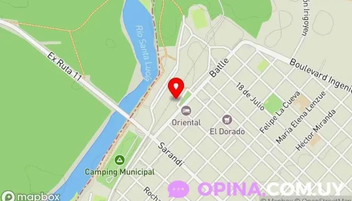 mapa de Espika FM 90.7 Emisora de radio en Santa Lucía
