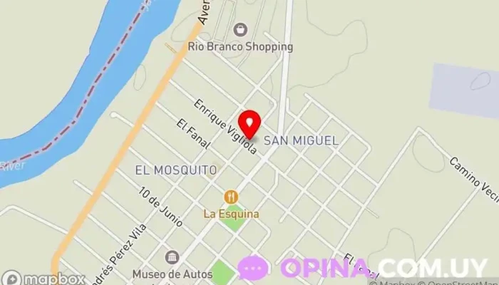 mapa de Estetica CAROLINA Clínica ginecológica en Rio Branco