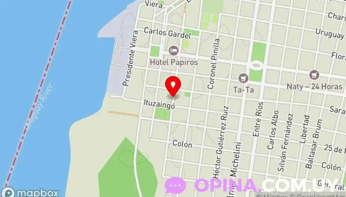 mapa de Estética integral Centro de estética en Paysandú