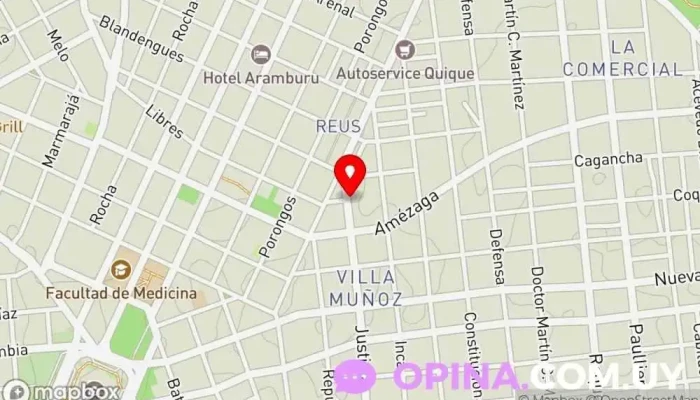 mapa de Estudio Azul Negocios Inmobiliarios S.R.L Agencia inmobiliaria en Montevideo