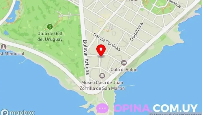 mapa de Estudio Inmobiliario Alcuri Agencia inmobiliaria en Montevideo