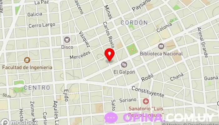 mapa de Executive Academia de inglés en Montevideo