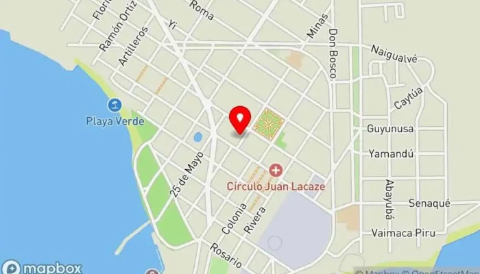 mapa de Fabrica de pastas Véneto Comida a domicilio en Juan L. Lacaze