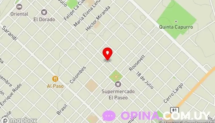 mapa de Farmacia Marsó Farmacia, Tienda de regalos, Perfumería en Santa Lucía